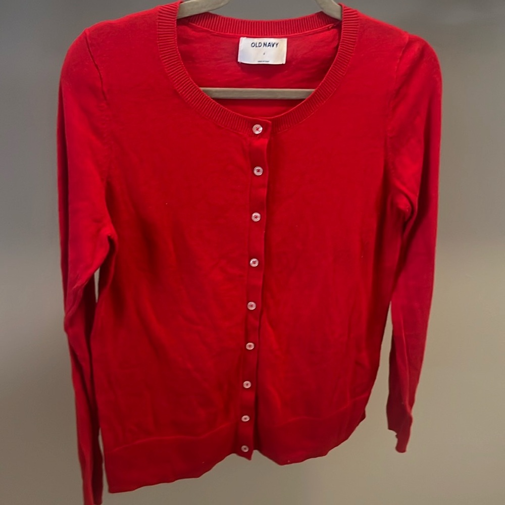 Lightweight Red cardigan